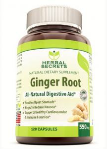 Ginger Root Supplements via Amazon