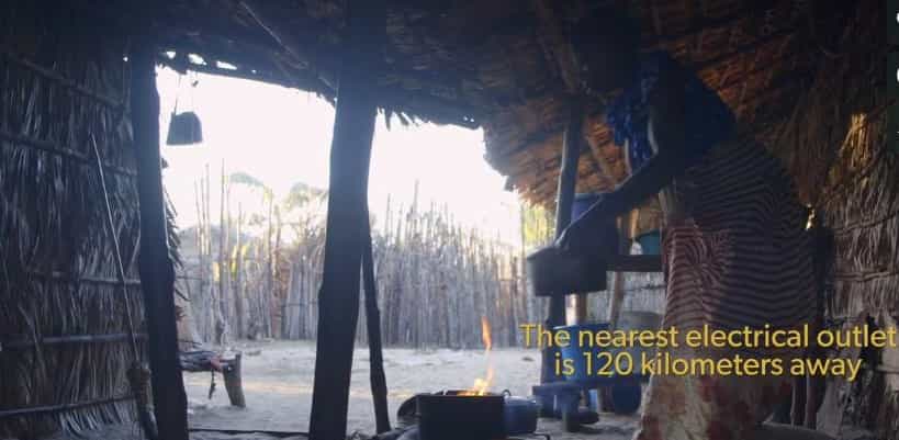 cooking in huts with no electricity