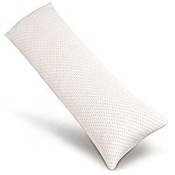 White ELEMUSE Body Pillow for Adults