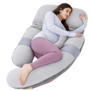 This full body pillow is a game-changer! Perfect for pregnancy and nursing. Super comfy!