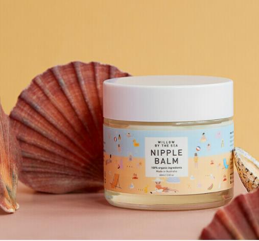 Willow By The Sea Nipple Balm offers soothing relief between feeds for tender and cracked Nipples.