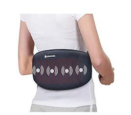 Comfier Heating Pad around the back of a woman