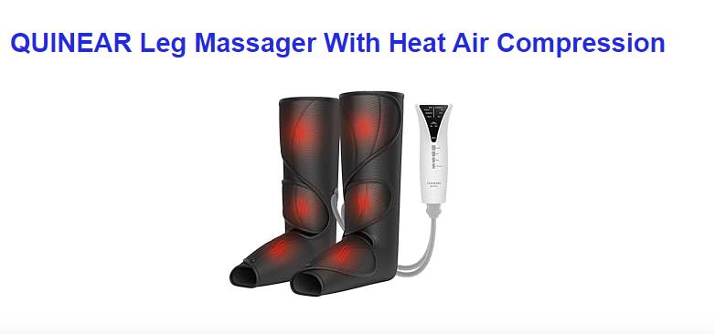 Imqge of Quinear Leg Massager with Heat Air Compression and control