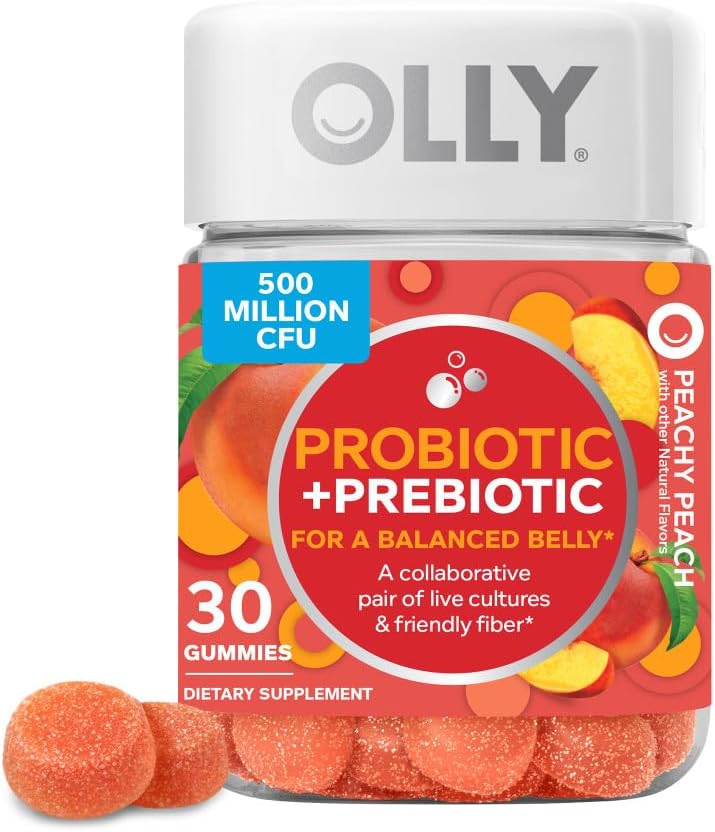 olly Probiotic and prebiotic gummies